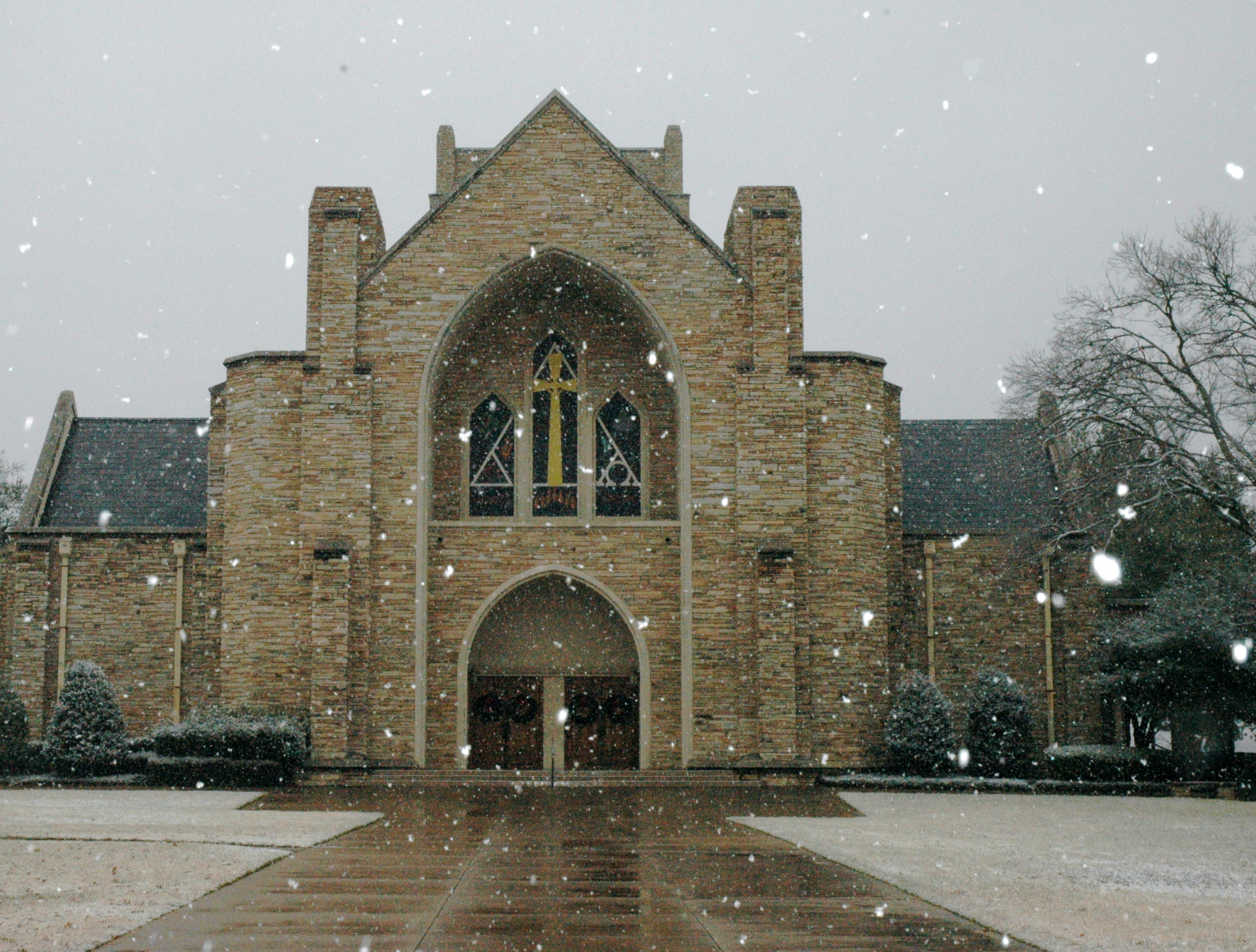 St. Stephen in the snow!